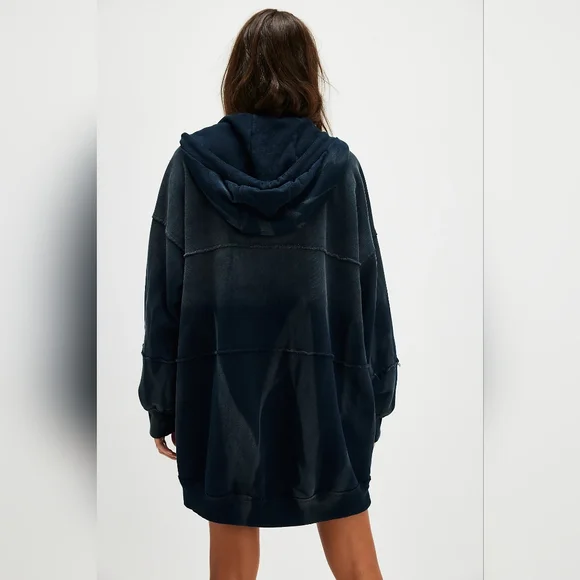 Free People We The Free Hoodie/Navy - Picture 2 of 16